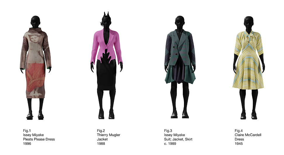 MFIT Pieces featured in the Virtual Fashion Archive