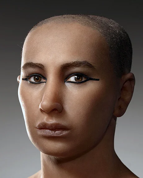 3D reconstruction of Tutenkhhamen's face