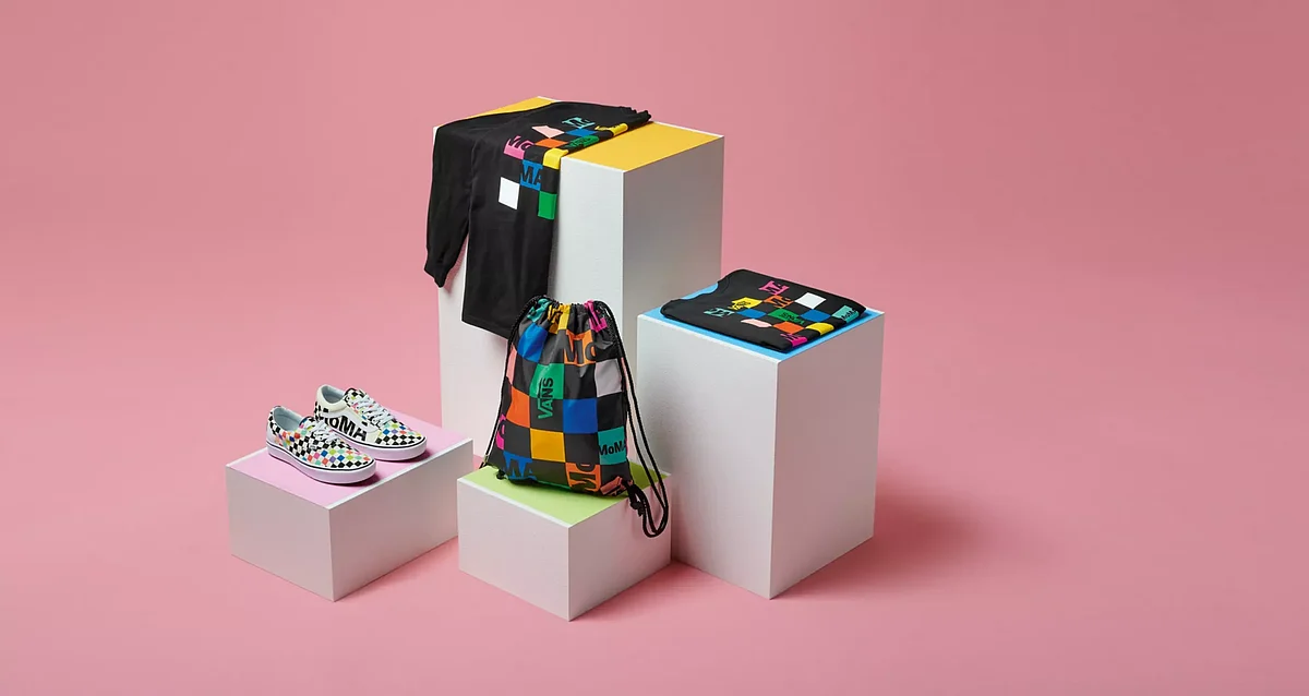 Apparel inspired by the museum's visual identity