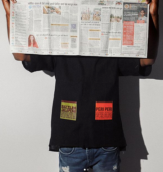 Black Nachos Khadi Shirt