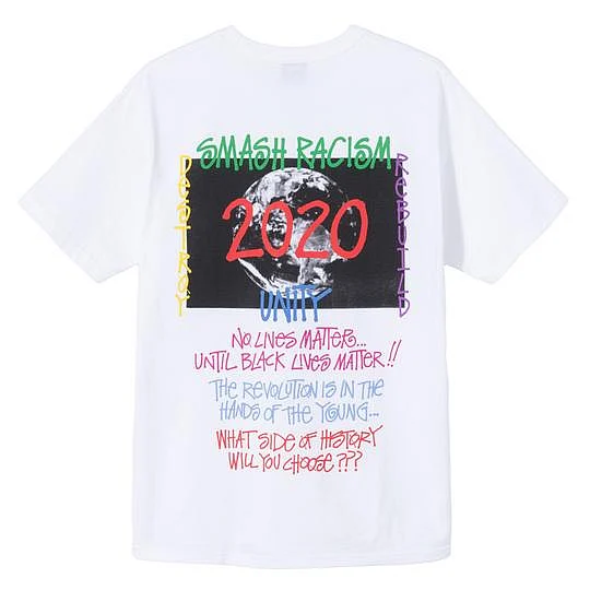 Graphic printed white tee shirt