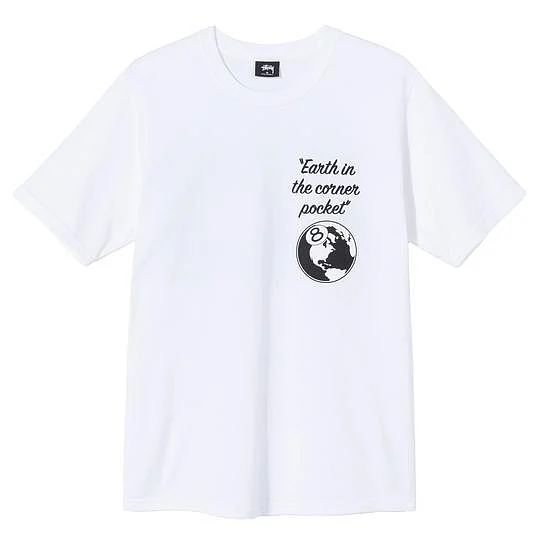 Graphic printed white tee shirt