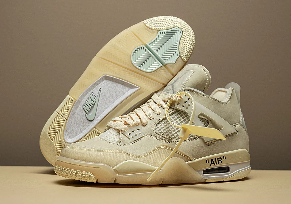 Jordan 4 Retro Off-White Sail
