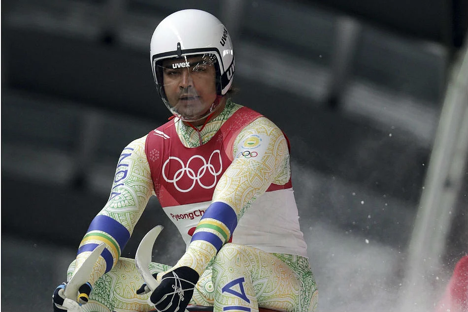 Shiva Keshavan, the first Indian representative to compete in luge during the Winter Olympic Games