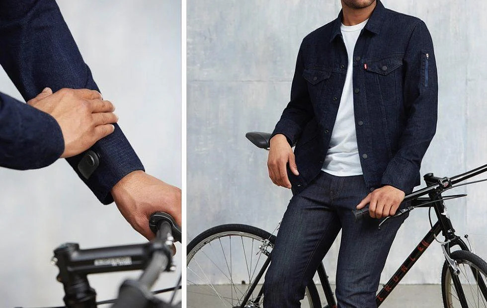 The smart jacket created by Google and Levis