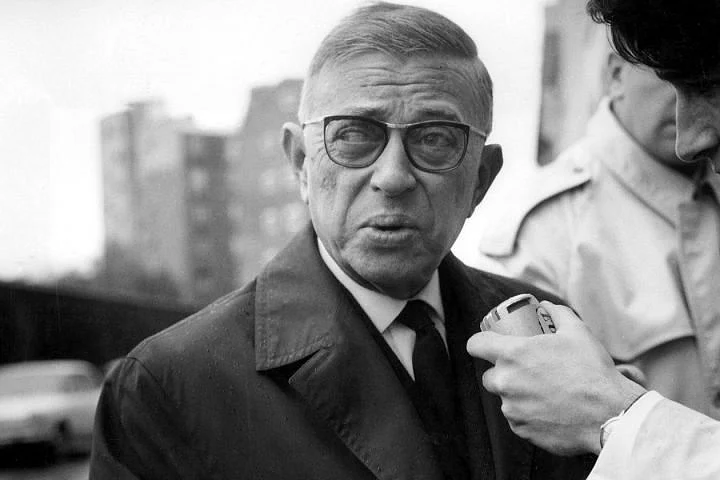 <div class="paragraphs"><p>You are right, Sartre's name does sound like seventeen in Hindi.</p></div>