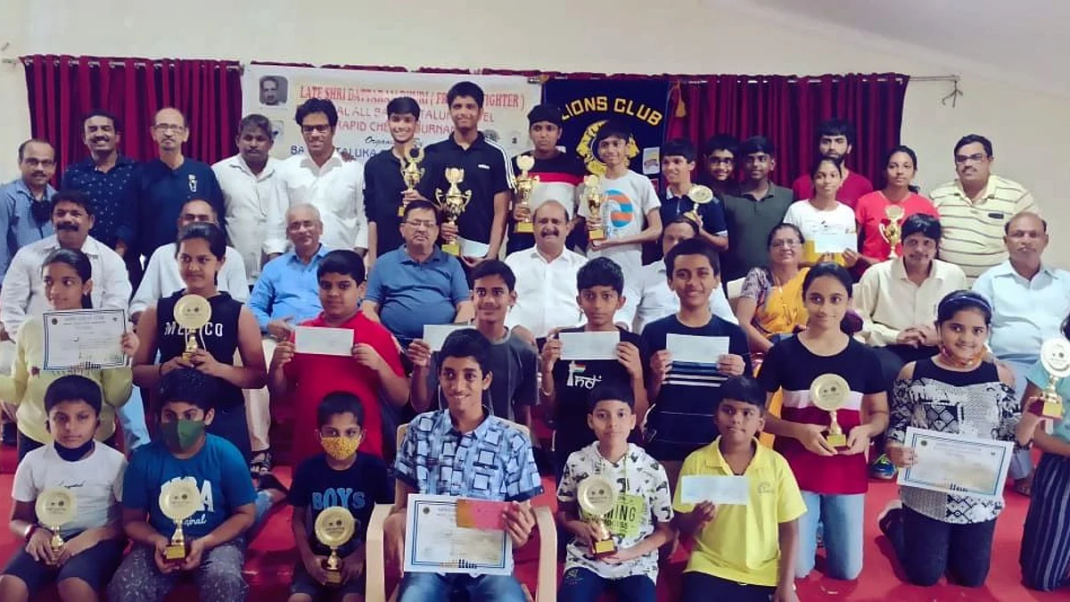 Parth Salvi wins the first All Bardez Taluka Level Open Rapid Chess tournament