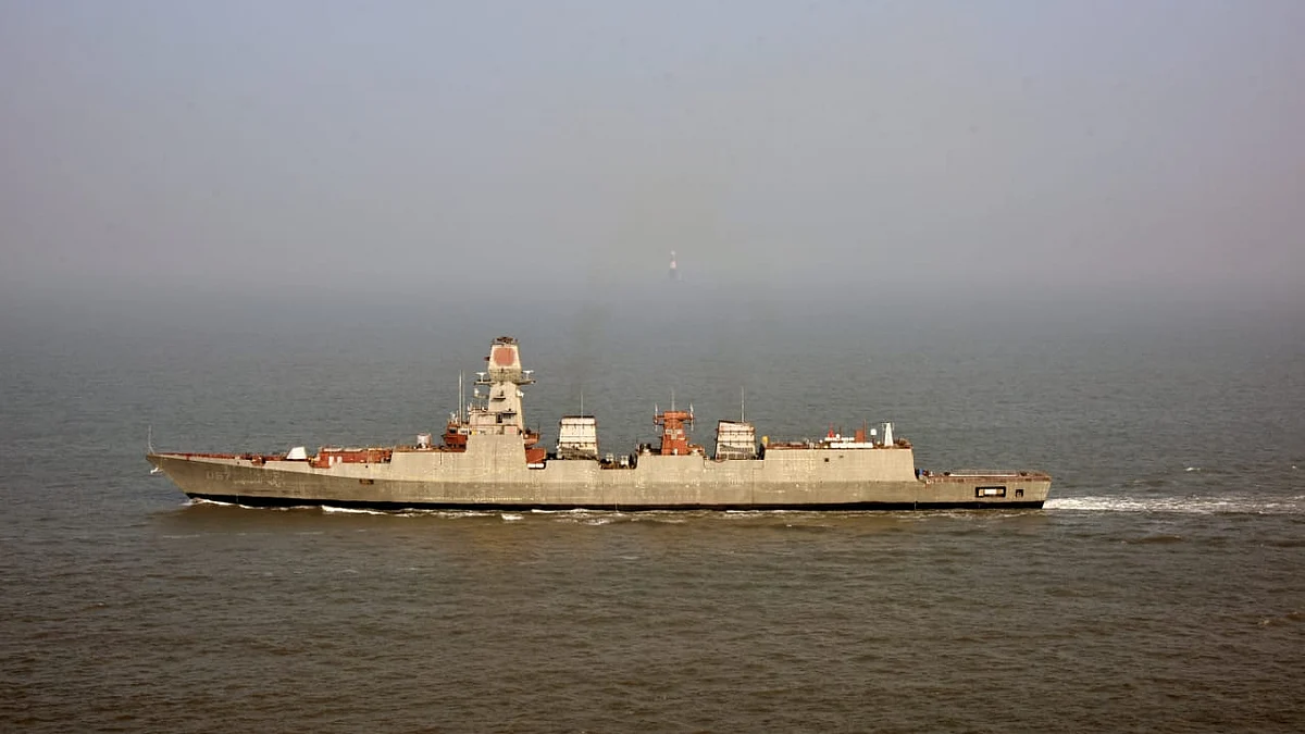 Indian Navy's Mormugao sails for trial on Goa Liberation Day. Watch