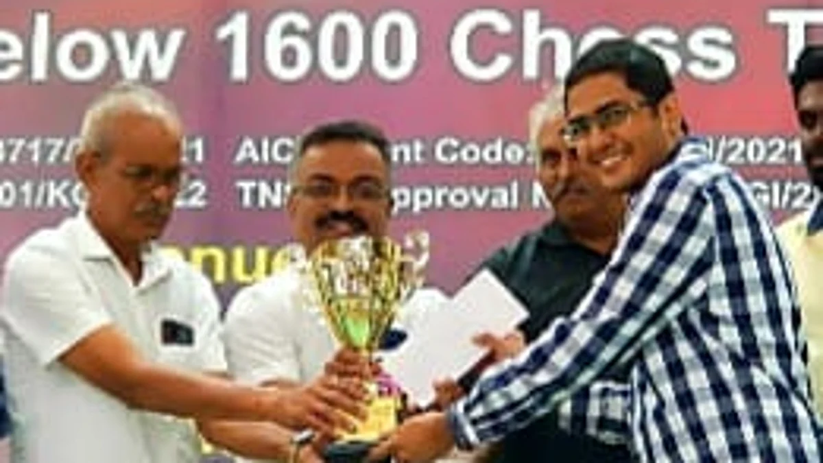 Goa's Ameya Awadi wins the International Chess Tournament in Tamil Nadu