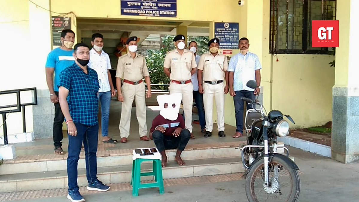 Thief arrested by Mormugao police for stealing mobile phones