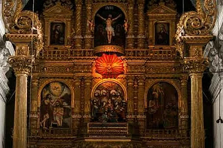 <div class="paragraphs"><p>The image of the Holy Spirit is illuminated during the spring equinox</p></div>