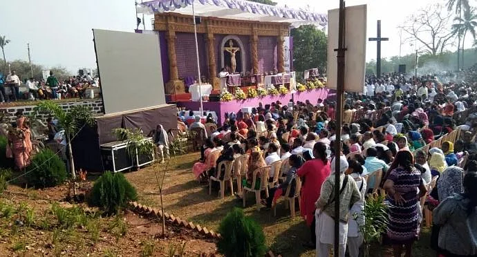 <div class="paragraphs"><p>A Eucharistic celebration is held at the end of the walk</p></div>
