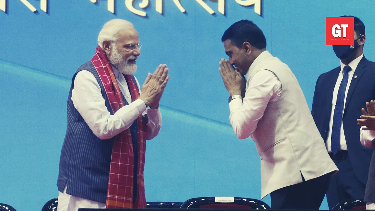 Ahead of poll results, Pramod Sawant meets BJP central leadership in Delhi