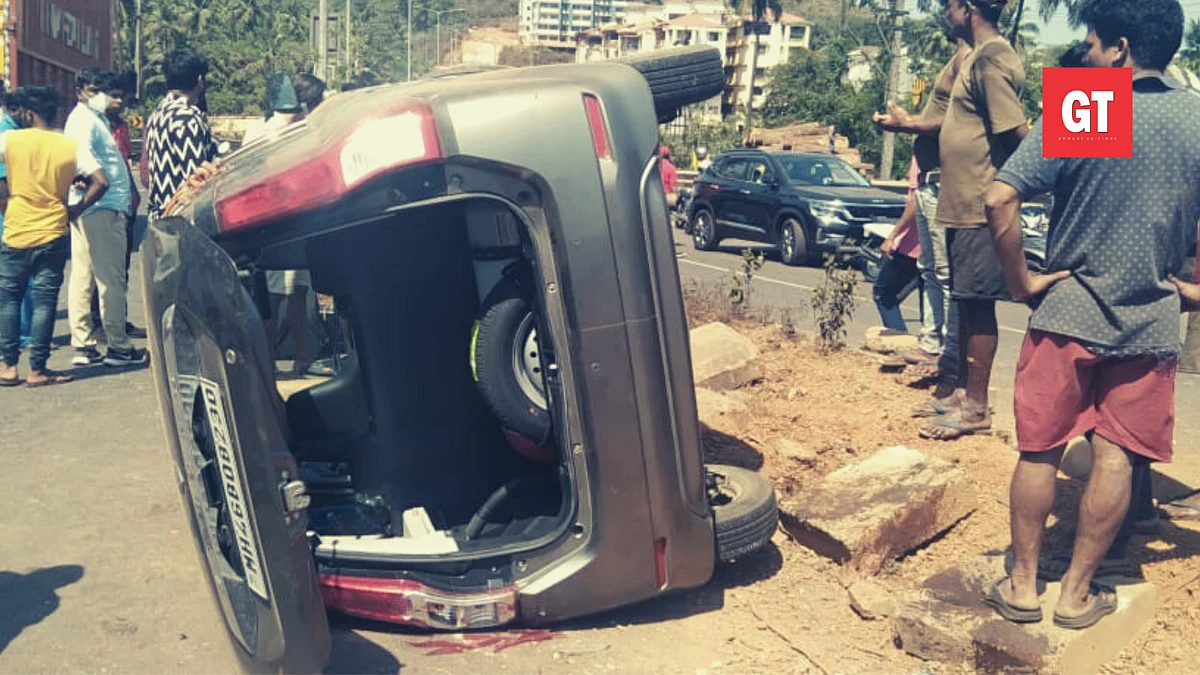 Four persons injured in accident in Ponda