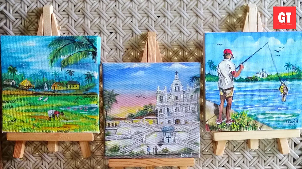 Think portraiture and landscapes are passé? Goan artist David Flaviano Fernandes begs to differ!