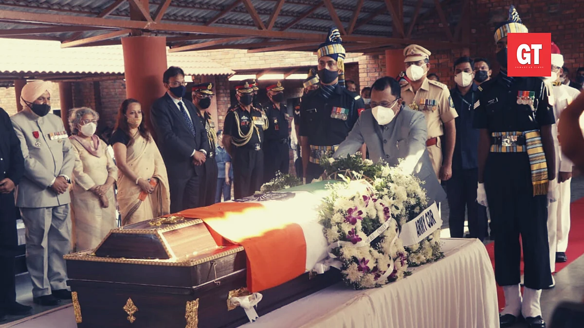 Former Army chief SF Rodrigues laid to rest with full military honours in Panaji