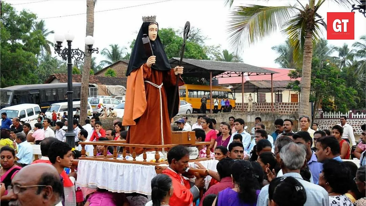After Rome, Goa is the only place where the procession of saints takes place