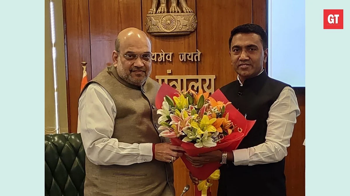 CM Pramod Sawant meets Amit Shah in Delhi