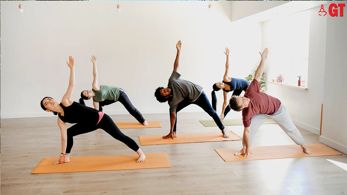 Yoga practitioners seen performing yogasana (for representational purpose only)