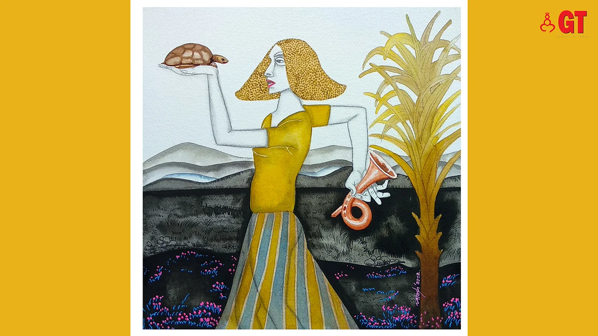 ‘Songs Innocence & Experience’ by Vitesh Naik, will be on exhibit from Nov 20 – 27 at Tejas Gallery, Kolkata