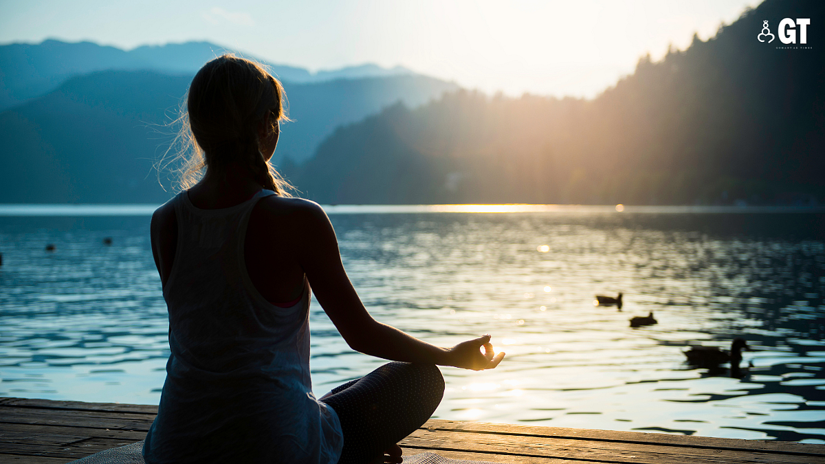 Meditation calms the mind