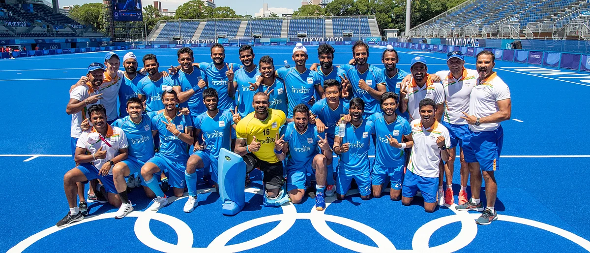 India men’s hockey team creates history, wins Olympic medal after 41 years
