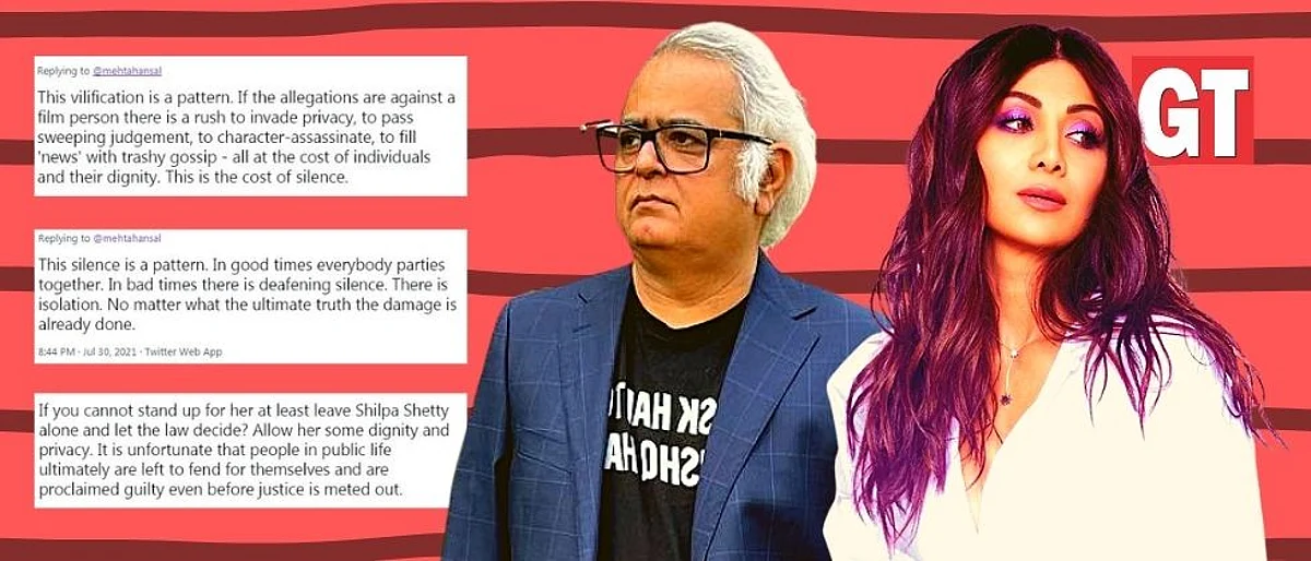 Porn Case: Hansal Mehta defends Shilpa Shetty Kundra, calls out Bollywood for not supporting her
