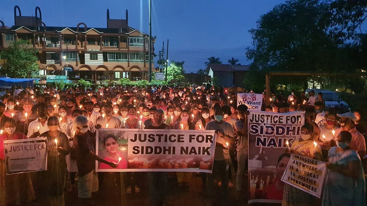 Deady body on Calangute beach: Aldona undertake candlelight march, seeks justice