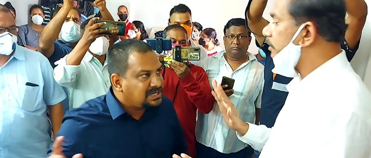Congress workers spar over former Velim MLA Benjamin Silva induction into the party