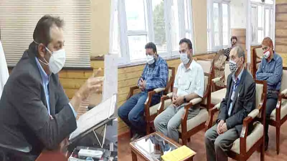 Traders Federation Baramulla calls on Advisor Baseer Khan, highlight demands