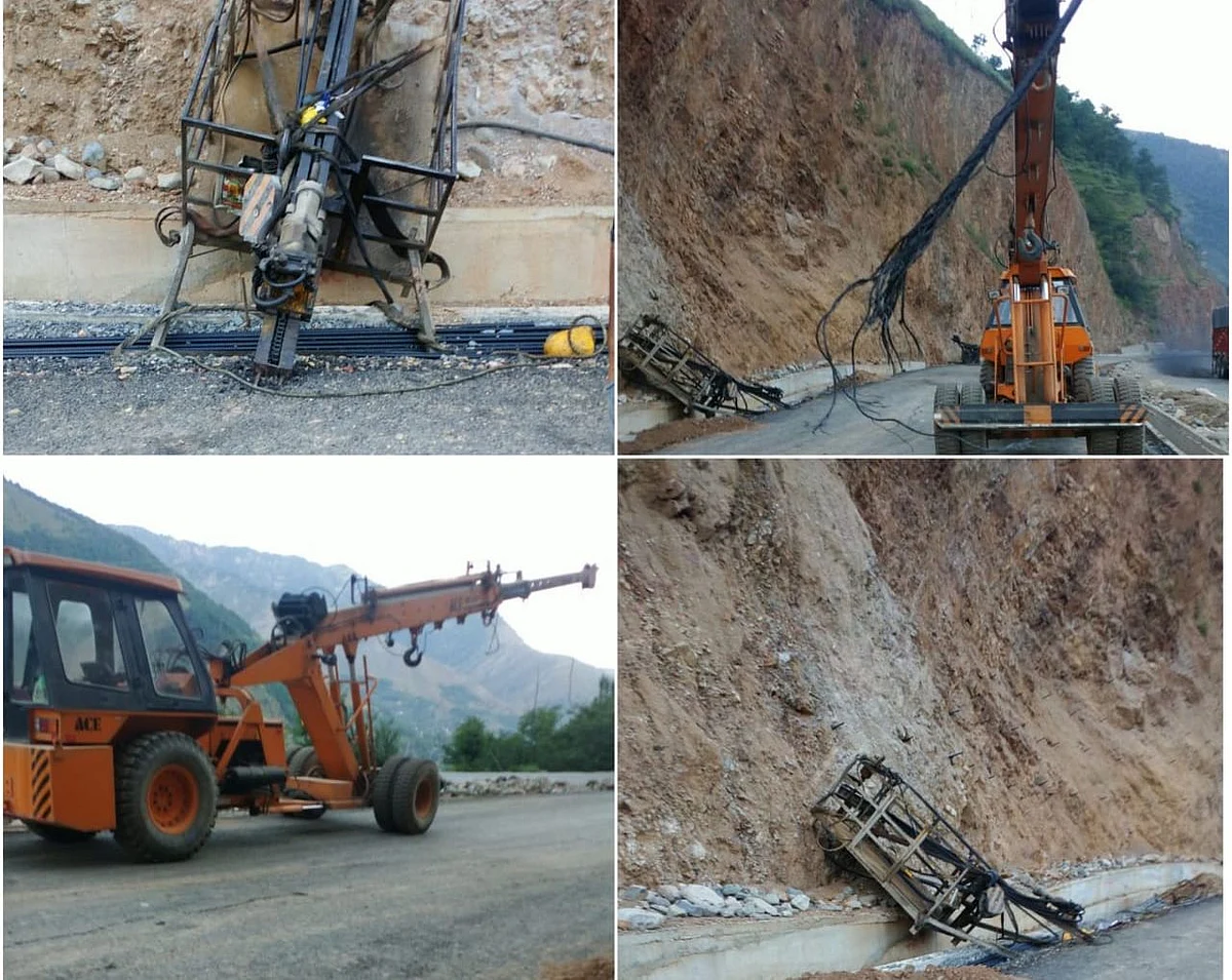 Worker dies, another injured in accident during road construction in Banihal