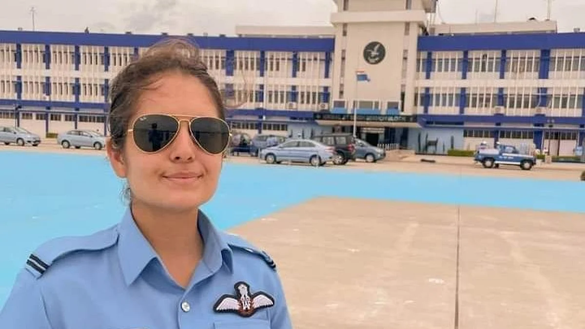 Mawya was commissioned into the IAF as a flying officer on Saturday.