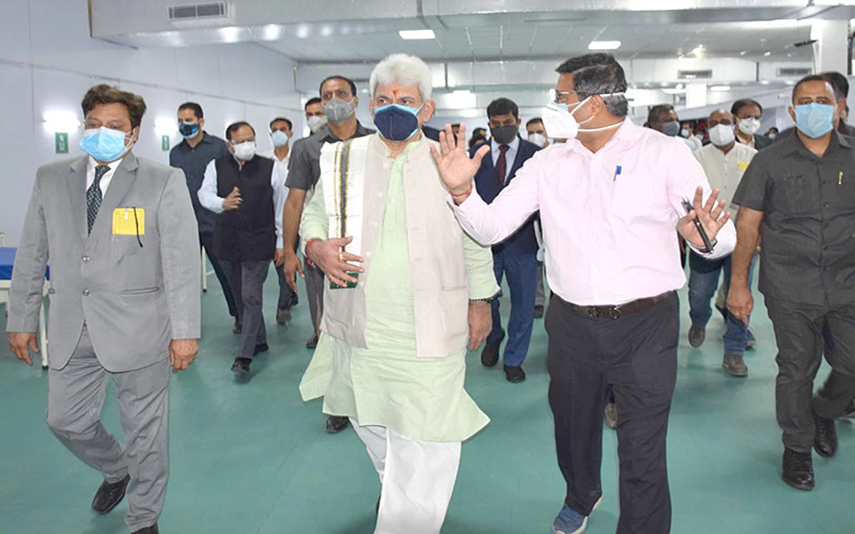 LG Sinha inaugurates DRDO’s 500-bed Covid Hospital at Khonmoh