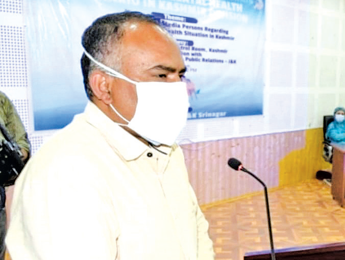 File photo of Div Com Kashmir PK Pole