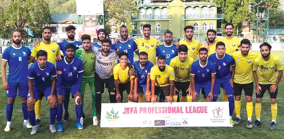 JKFA Professional League
Lone Star, Real Kashmir win matches