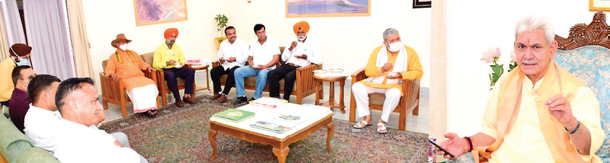 The members of the delegation shared their inputs and suggestions, and put forth their demands by submitting a memorandum to the Lt Governor