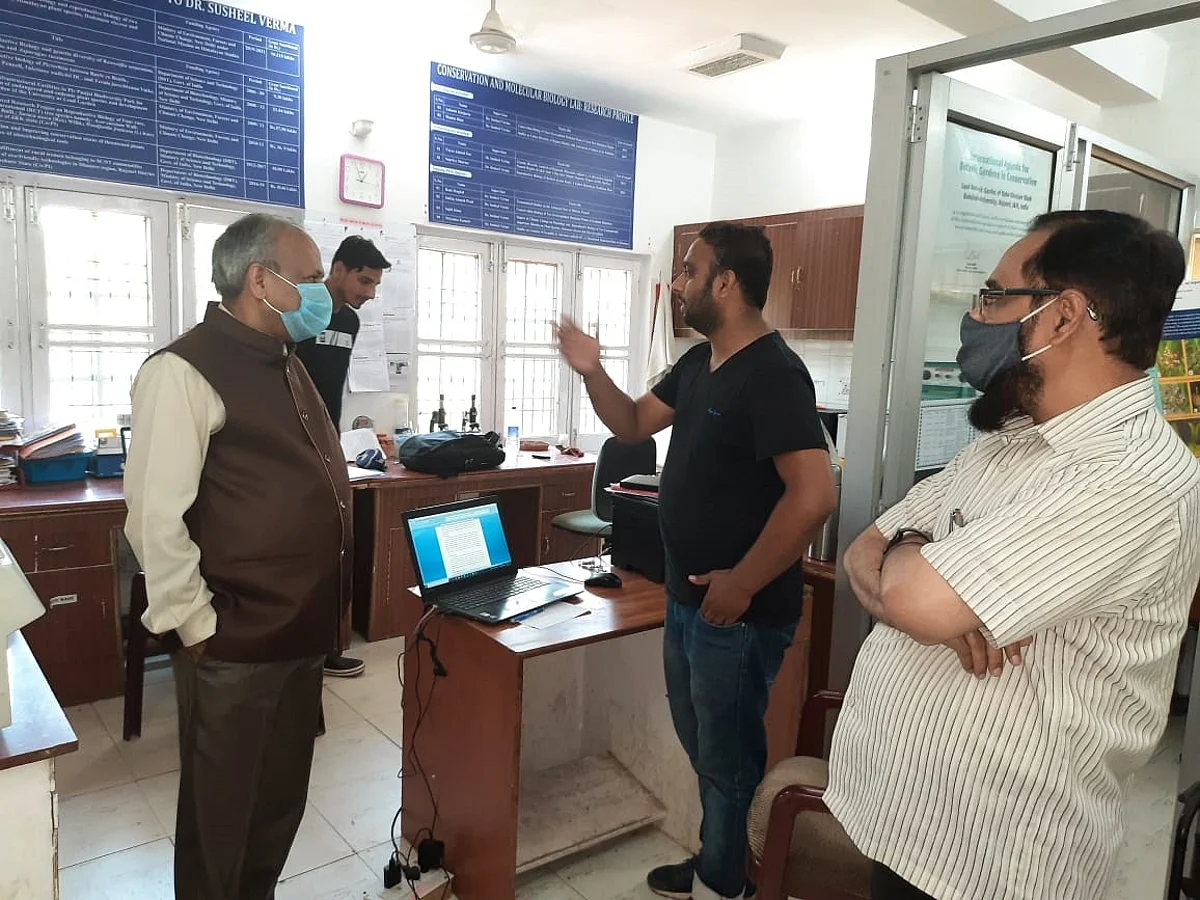 VC BGSBU holds interaction with research scholars