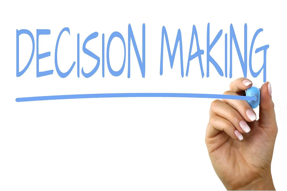 Before taking a decision