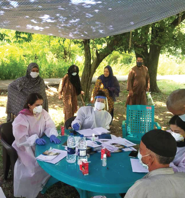 The team of Gauri Kaul Foundation organized a day long camp in the Lepor Colony on 2nd of July as part of the Gauri Old Age Mission (GOAM).