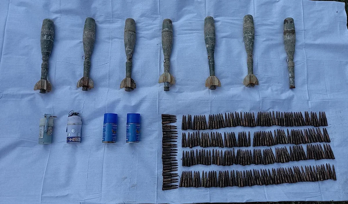 Warlike stores recovered in south Kashmir's Tral: police