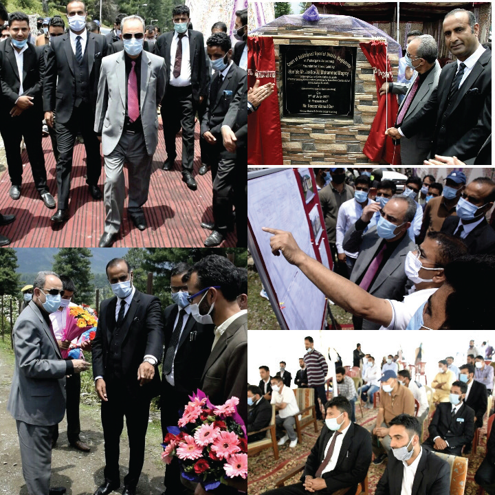 Justice Magray lays foundation stone for Pahalgam court