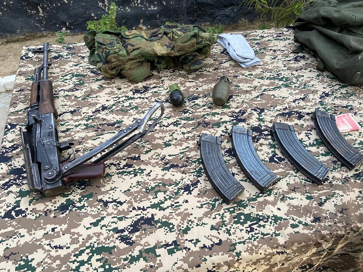 Arms, ammunition recovered from Mahore forests