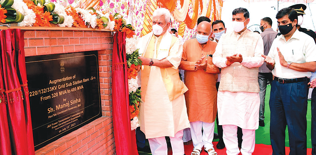 LG inaugurates 35 power projects worth Rs 44.14 crore
