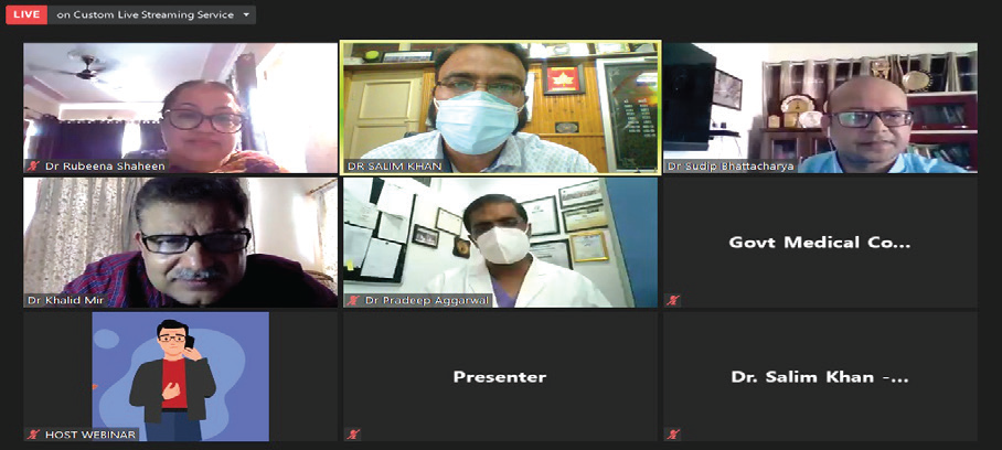 Webinar on Cardiovascular diseases held in GMC Srinagar