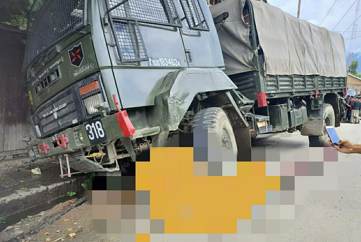Elderly woman dies after run over by army truck in north Kashmir's Bandipora