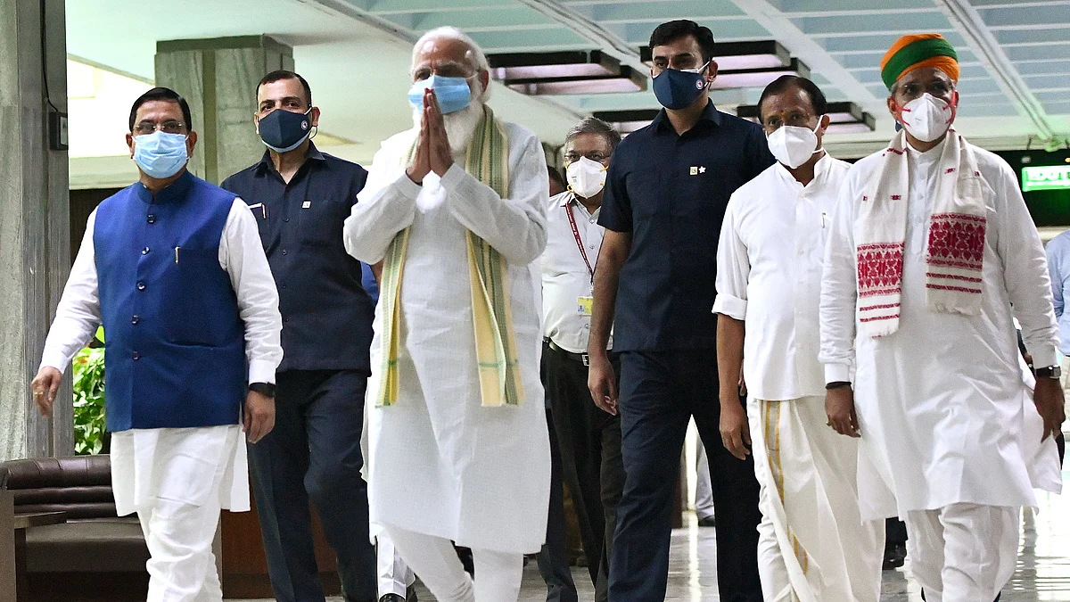 Govt ready for healthy discussion in Parliament on various issues: PM at all-party meet