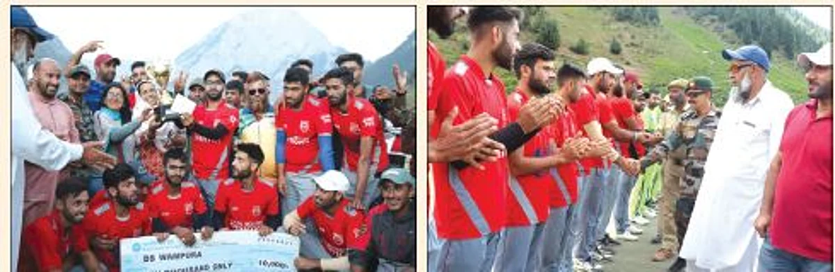 Cricket tournament organized by Army concludes
