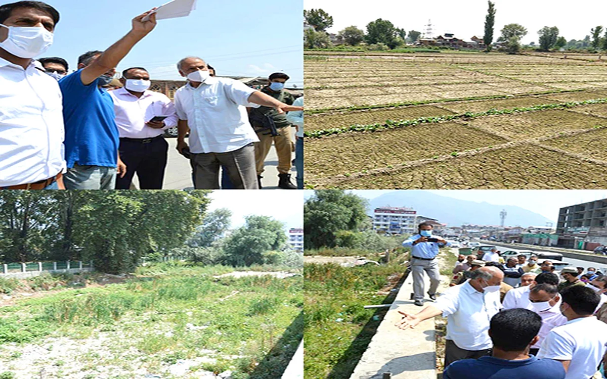 Div Com Kashmir inspects progress on STPs in Srinagar