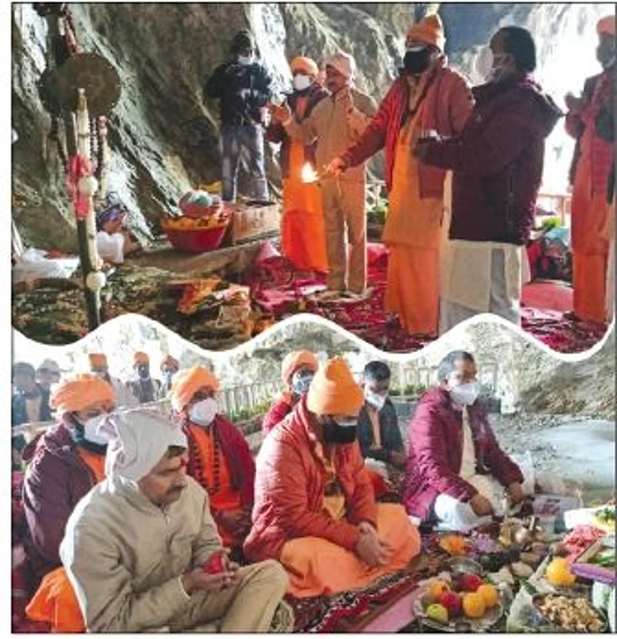 Shri Amarnathji Yatra 2021 concludes
CEO SASB, Mahant Deependra Giri perform Samapan Poojan