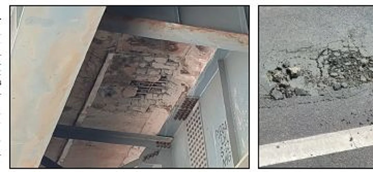 Post incharge Navyug, the construction company engaged by NHAI, while explaining the extent of damage, said that 4-6 feet concrete slab from a block of the flyover fell apart yet there was no damage, whatsoever, to the main structure.